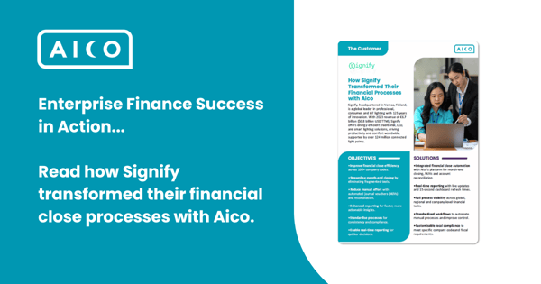 Enterprise Success Story: How Signify Transformed Financial Close Processes with Aico